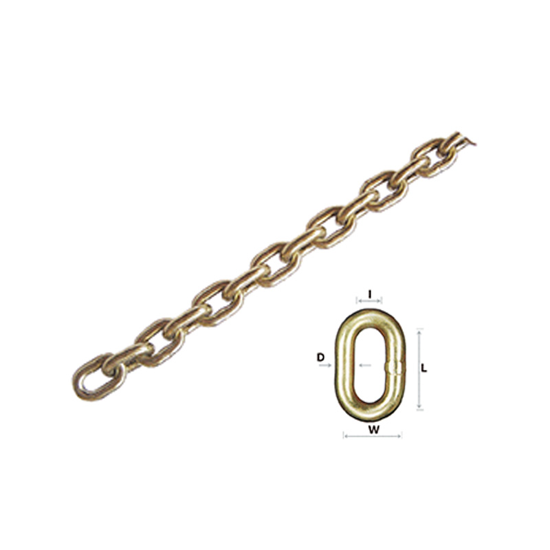 What are the applications of hoisting steel chains in different industrial fields?