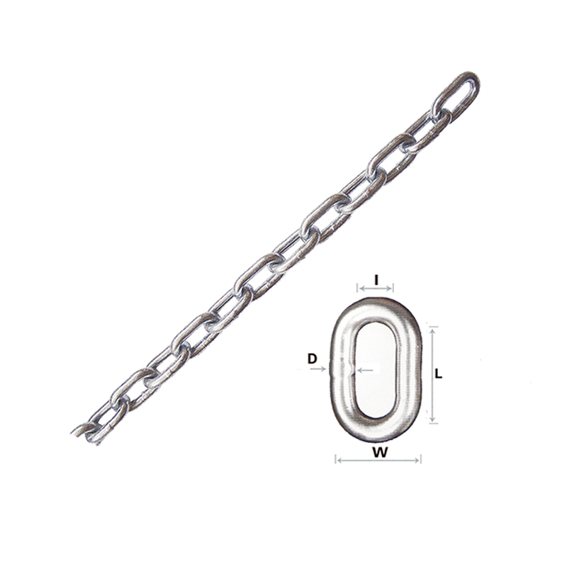 G43 hot-dip galvanized wide mouth welded chain