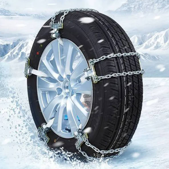 How are BL Emergency Snow Chain designed to withstand high friction and pressure when driving on snow or ice?